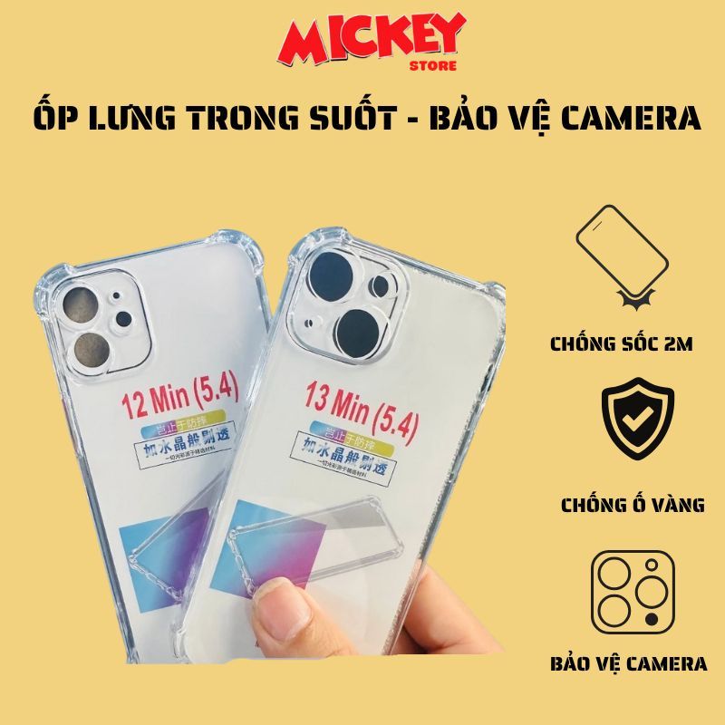 เคสป้องกันกล้องกันกระแทกแบบใสสําหรับ IPhone 12mini 13mini