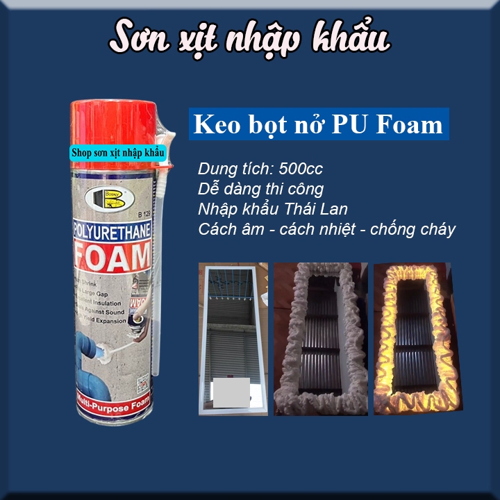 Polyurethane Foam - PU Foam Bosny 500cc - นําเข้าจากประเทศไทย