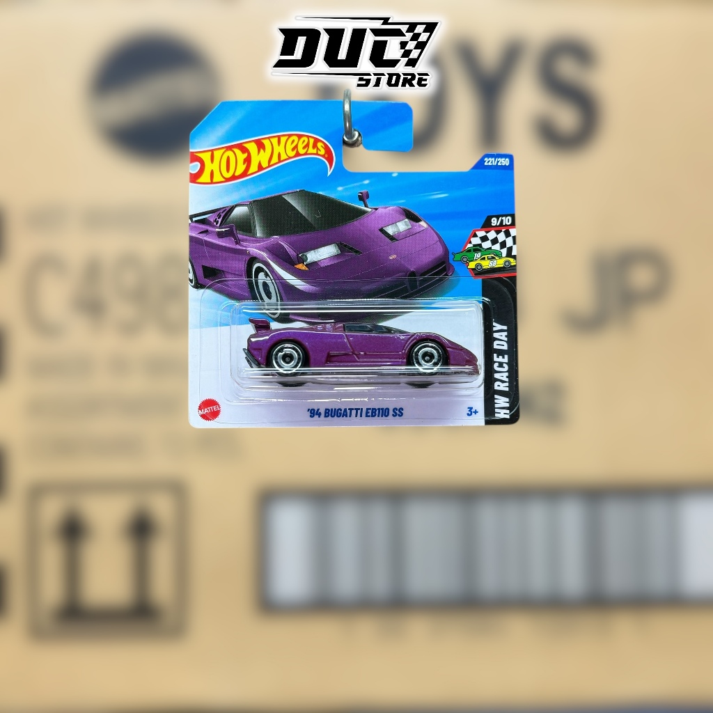 Ducstore รถโมเดล JBB36 Hot Wheels 94 Bugatti EB110 SS - basic L case 2025