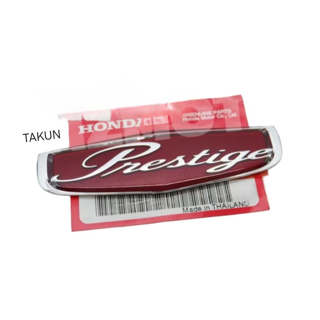 สติ๊กเกอร์โลโก้ครอบไฟหน้า PCX 150... สีแดงแท้ Honda 87125-KZY-700