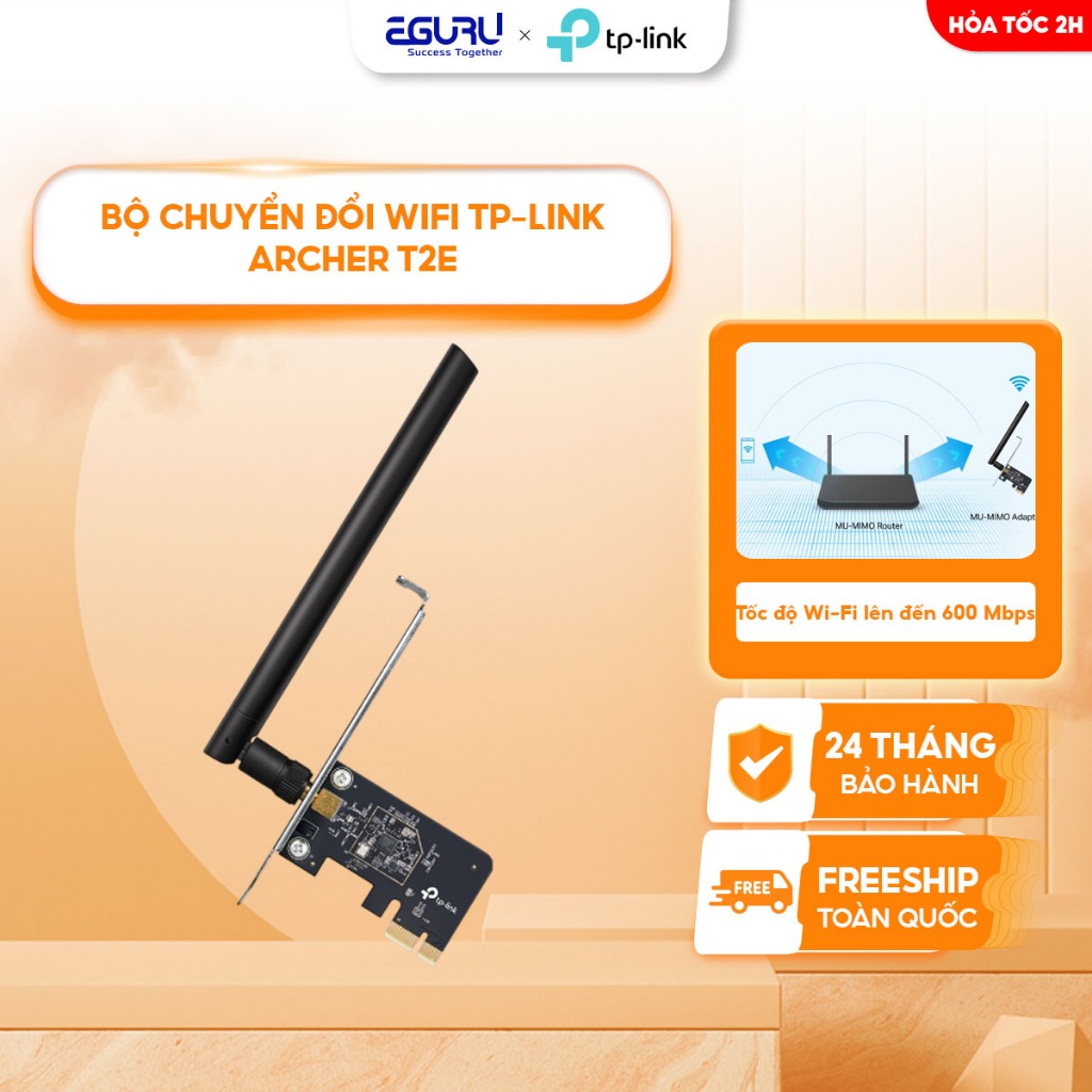 TP-Link Archer T2E Wifi Adapter - สินค้าของแท้