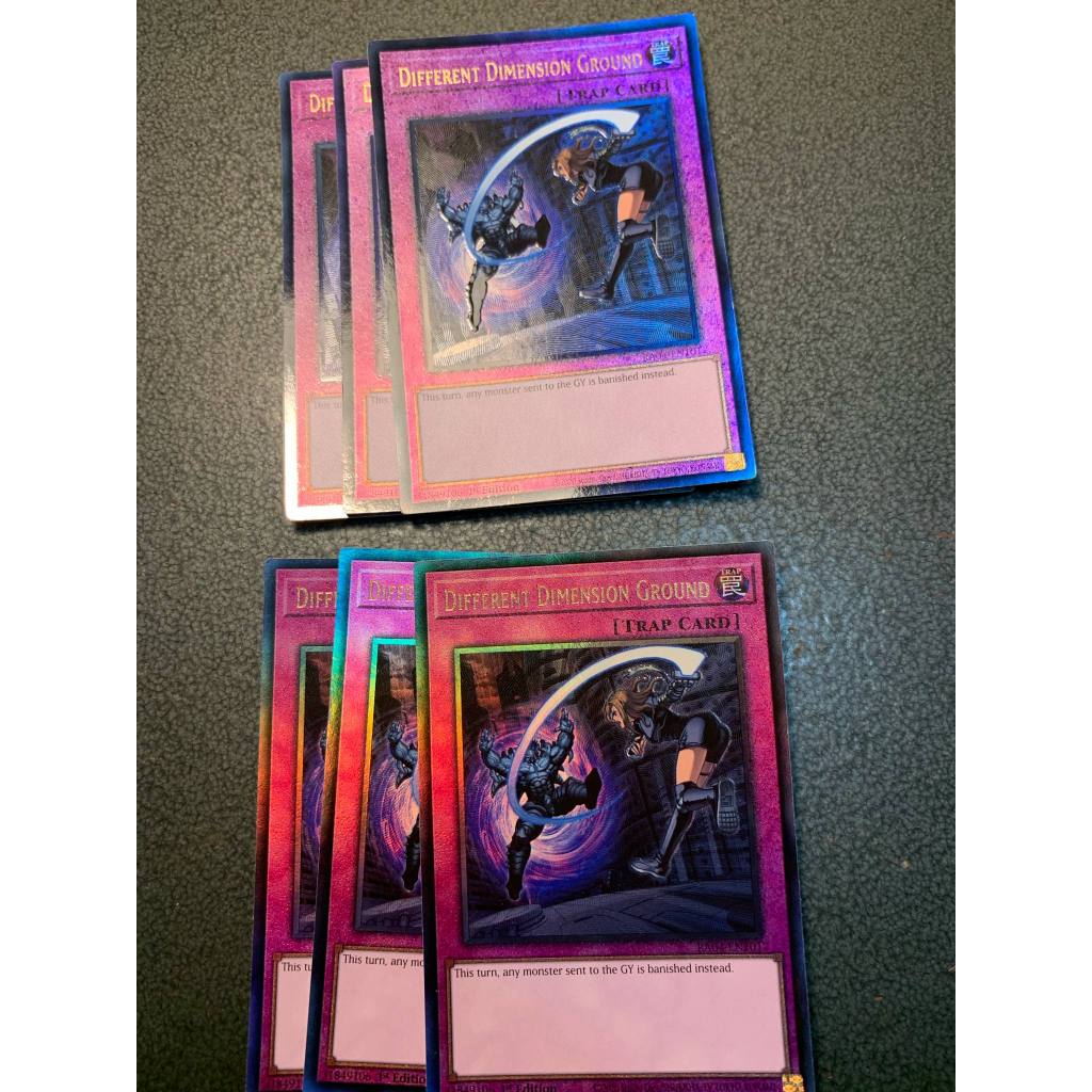 การ์ด Yugioh ของแท้ Different Dimension Ground RA04-EN101 สุดยอด
