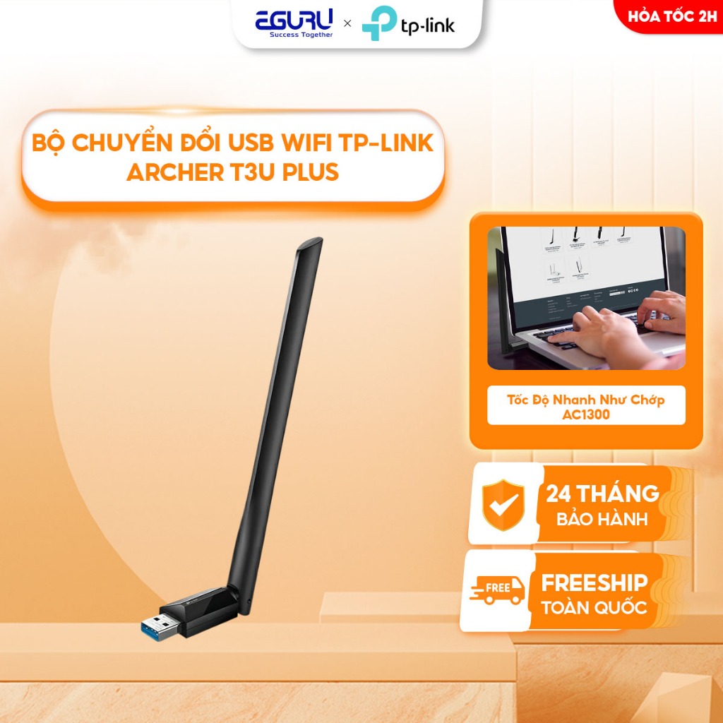TP-Link Archer T3U Plus/T3U/ T3U Nano USB Wifi Adapter - สินค้าของแท้