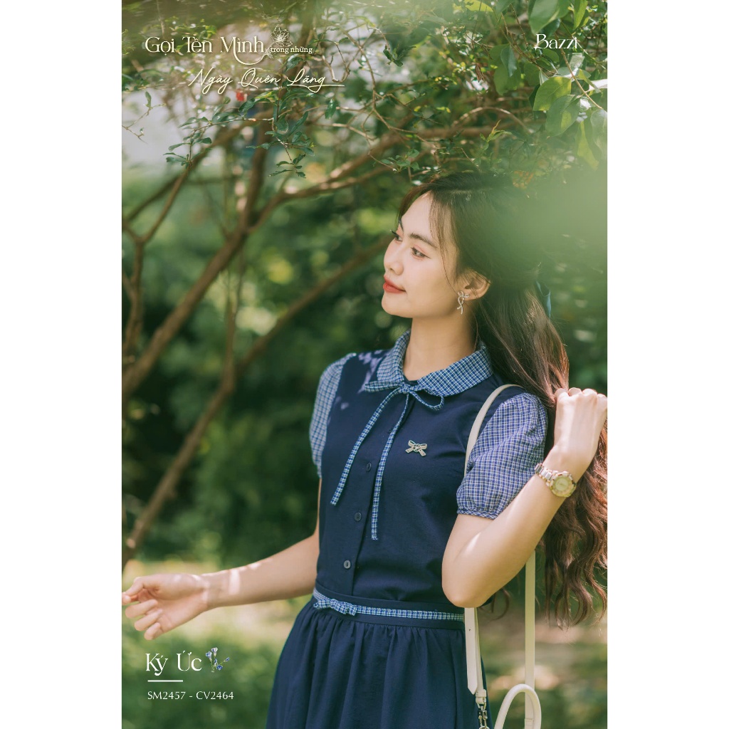 Bazzi design เสื้อคอปกบัวเอวอ่อน-ถ่ายจริงเอง