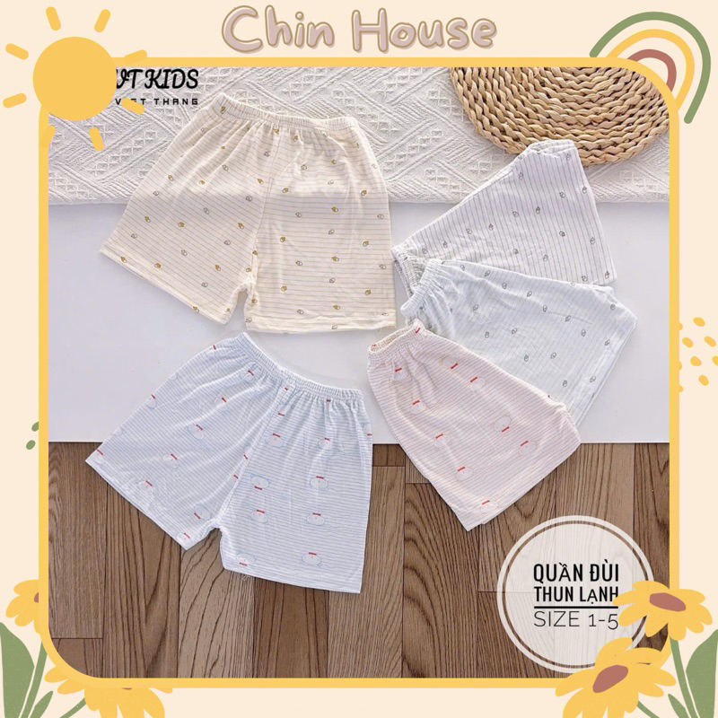 คอมโบกางเกงขาสั้นยางยืด10ชิ้นสําหรับทารกแรกเกิดกางเกงขาสั้นลาย VTKids สําหรับเด็กทารก4-16กิโลกรัม