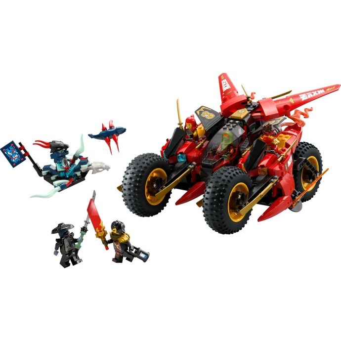 [SEPARATED SET - NO SMALL CHARACTERS] ของเล่นประกอบโมเดล Iego จากชุด 71844 Ninja Combat Vehicle