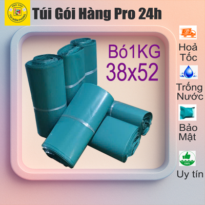 Pro 24h ถุงซีล Turquoise 38x52ซม