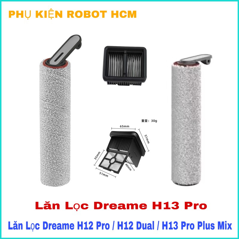 (สินค้าแท้) Dreame H13 Pro / H12 Pro / H12 Dual / H13 Plus Mix Roller Accessories.