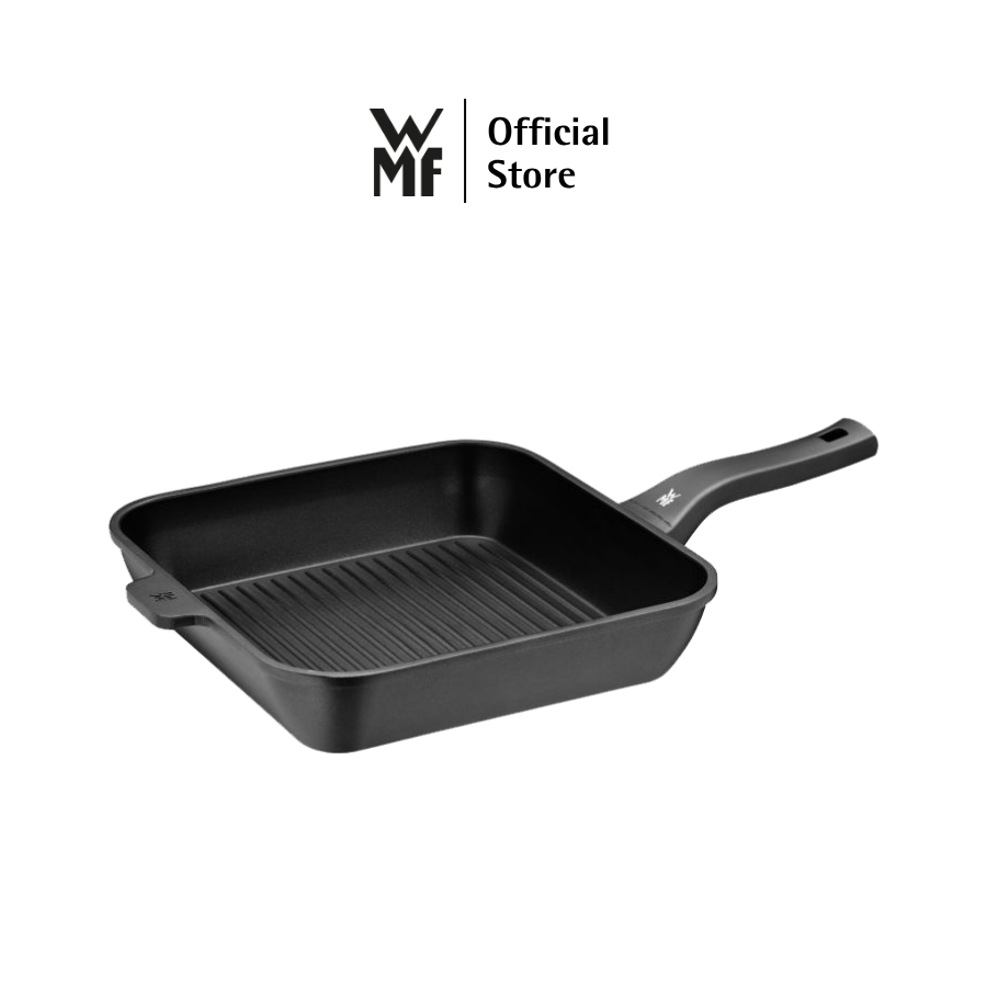 WMF กระทะย่าง 28x28 ซม. กระทะย่างไม่ติดกระทะทําจากอลูมิเนียมคุณภาพสูงเก็บความร้อนอย่างเหมาะสมที่สุด