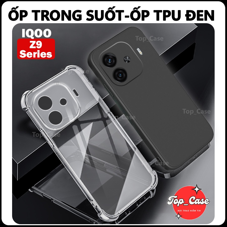 เคส Vivo IQOO Z9 TURBO /Z9/ Z9X/ Z9S/ Z9 TURBO PLUS 5G กันกระแทก โปร่งใส ป้องกันกล้อง