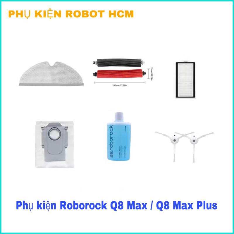 (สินค้าแท้) อุปกรณ์เสริม Roborock Q8 Max / Q8 Max Plus