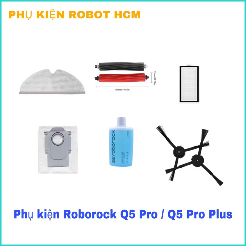 (สินค้าแท้) อุปกรณ์เสริม Roborock Q5 Pro / Q5 Pro Plus