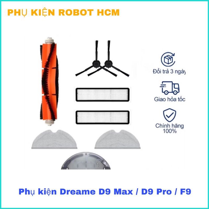 (สินค้าแท้) อุปกรณ์เสริม Dreame D9 / D9 Pro / D9 Max / Mova L600