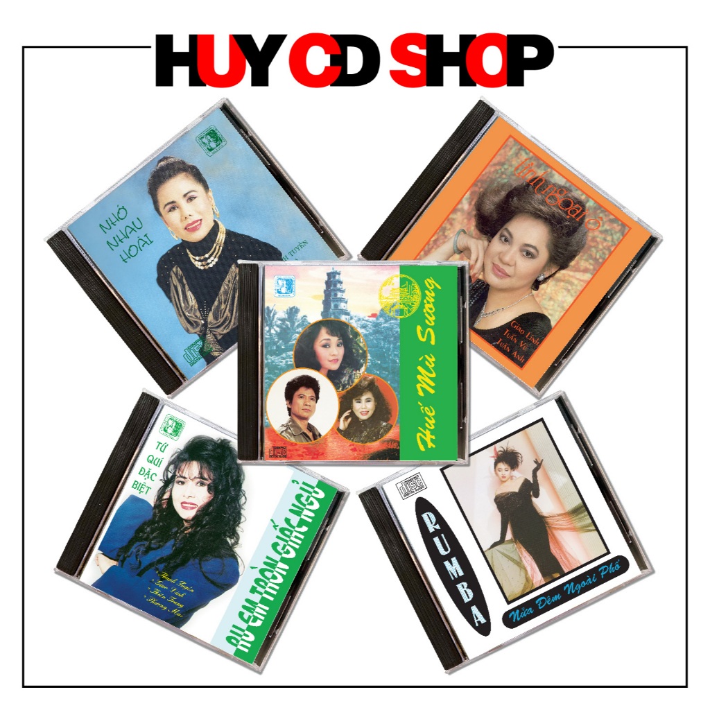 ซีดีเพลงโบเลโรทองคํา Son Tuyen Tuan Vu Thanh Tuyen Huong Lan Che Linh Giao Linh - แผ่นขาว