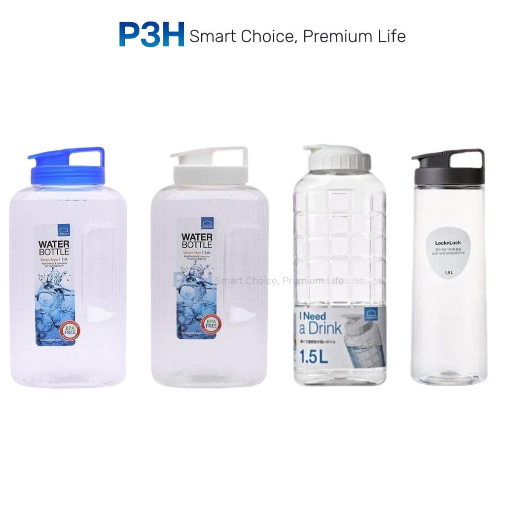 Lock&Lock ขวดน้ําความจุ 1L ถึง 2.6L BPA Free HAP739 HAP730 HAP731 P-00077 P3H Store