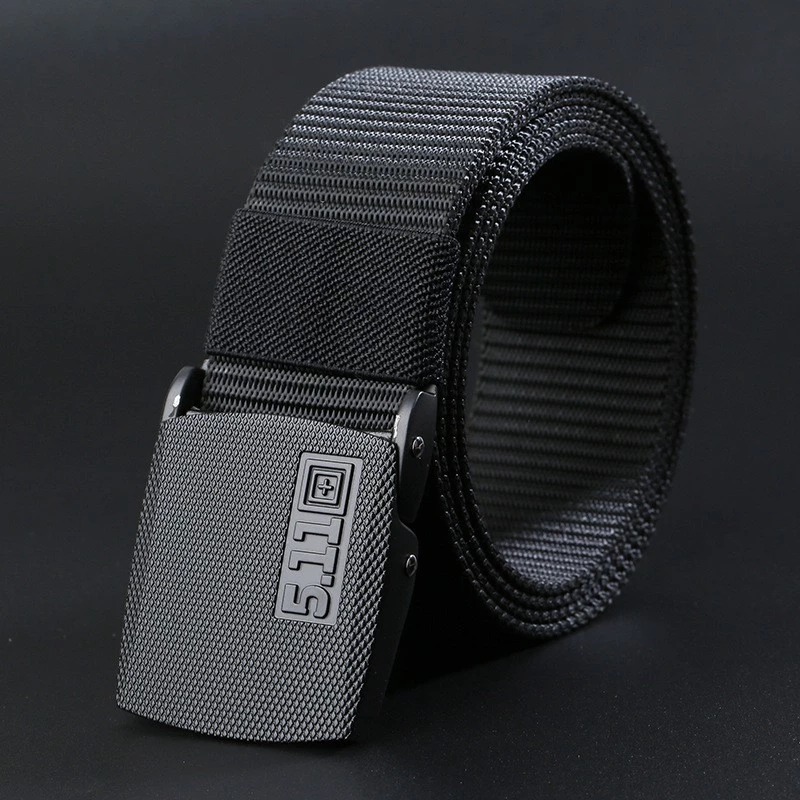 เข็มขัดแฟชั่นผู้ชายหน้าโลหะ 511 วันทําจากไนลอนทนทาน,