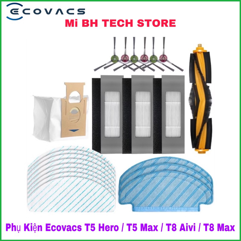 (สินค้าแท้) Ecovacs T8 / T8 Aivi / T5 / T5 Hero / T5 Max / T9 / T9 Aivi / T9 Aivi Plus อุปกรณ์เสริม