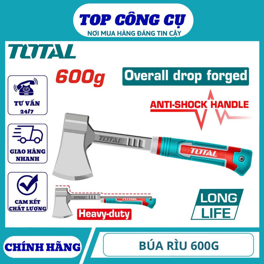 TOTAL TOTAL ค้อนและขวาน 600g THAX061600LLL
