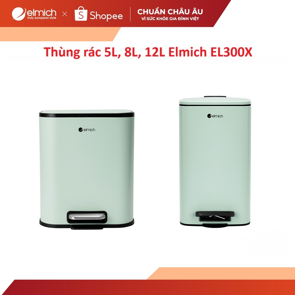 ถังขยะ 5L, 8L, 12L Elmich EL300X