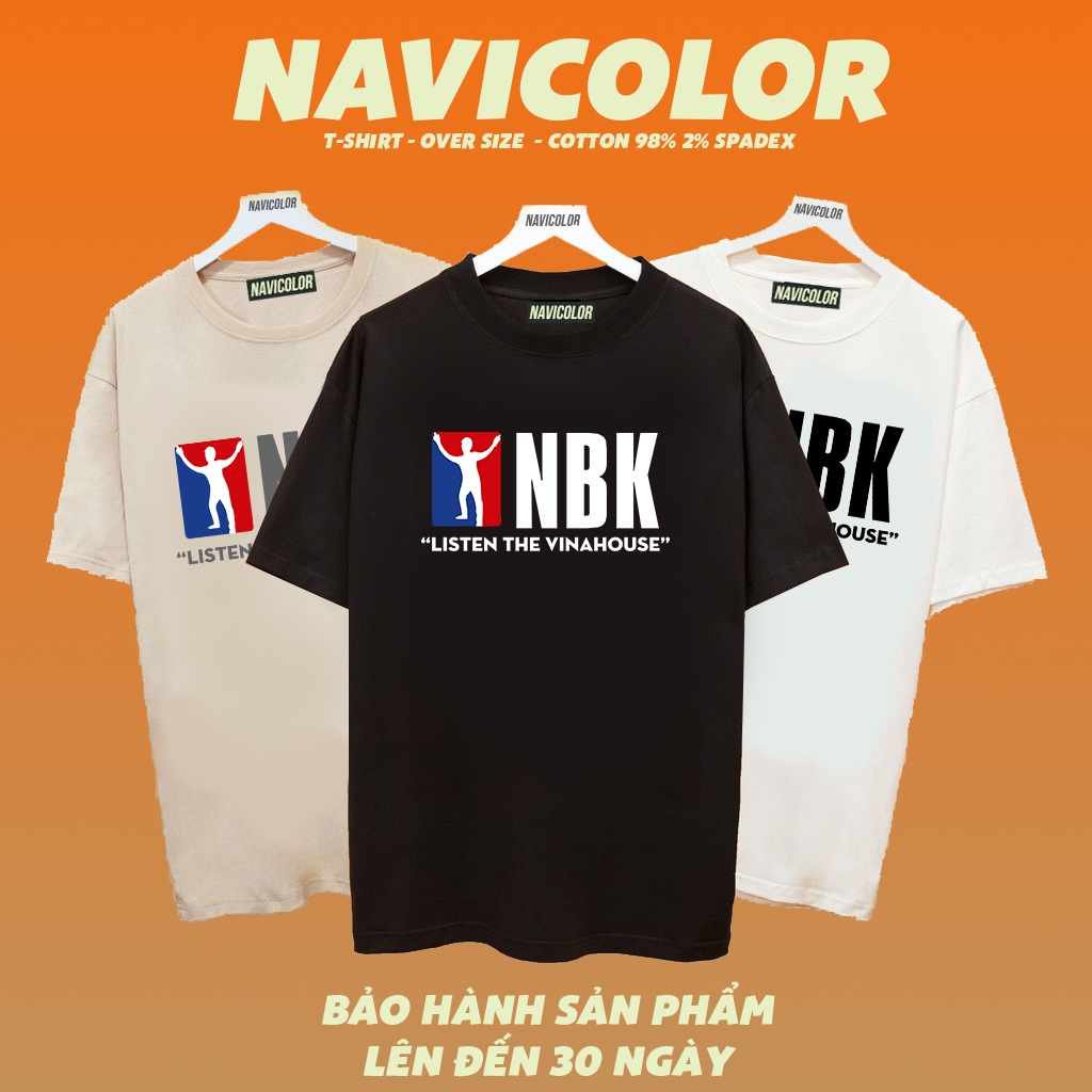 เสื้อยืดตลก | NBK - ฟัง Vinahouse | โอเวอร์ไซส์ ผ้าคอตตอนเนื้อหนาใส่ได้ทั้งชายและหญิง