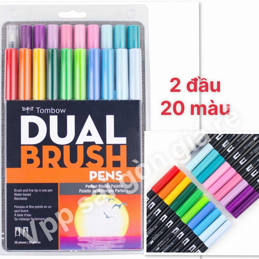 Tombow Dual Brush Pen 20 สี Dual Brush Pen