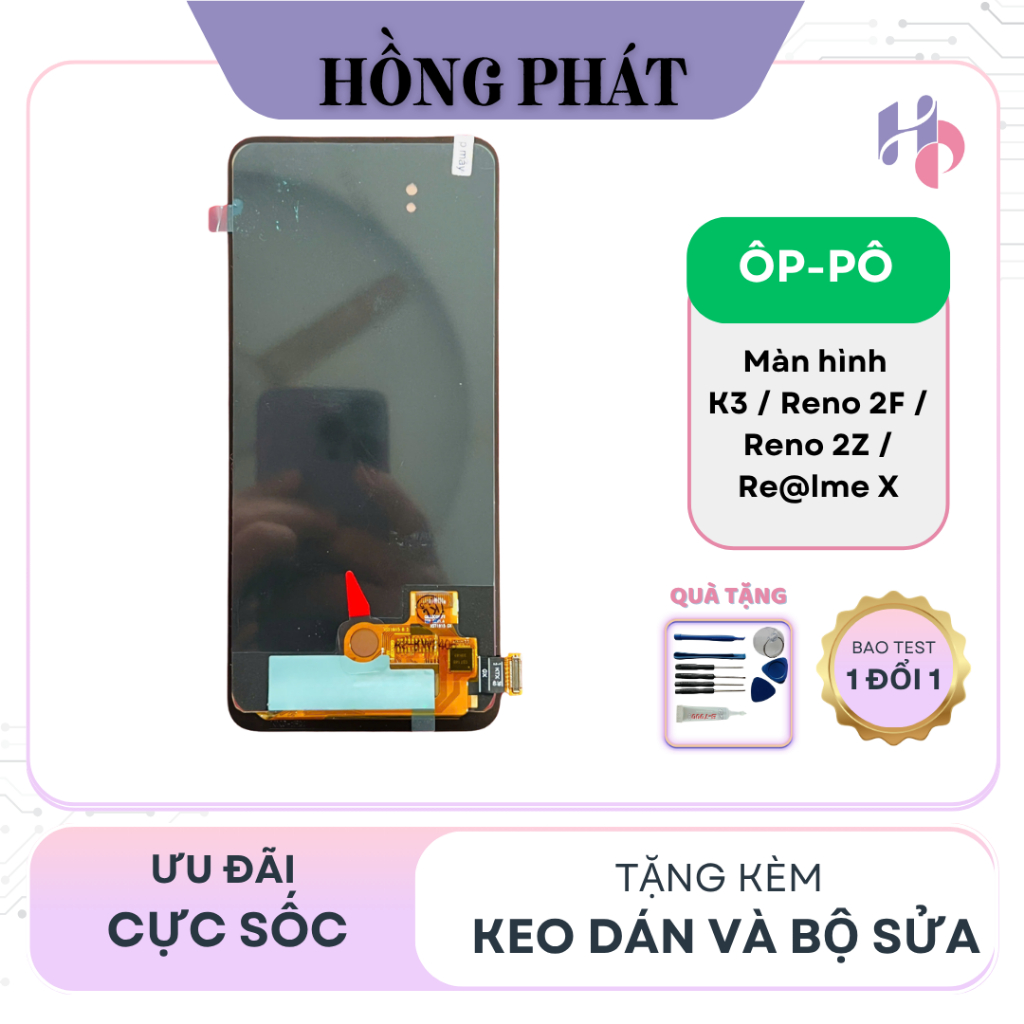OPPO RENO 2F / RENO 2Z / OPPO K3 / REALME X REPLACEMENT SCREEN (ฟรี ซ่อมแซมและกาว)