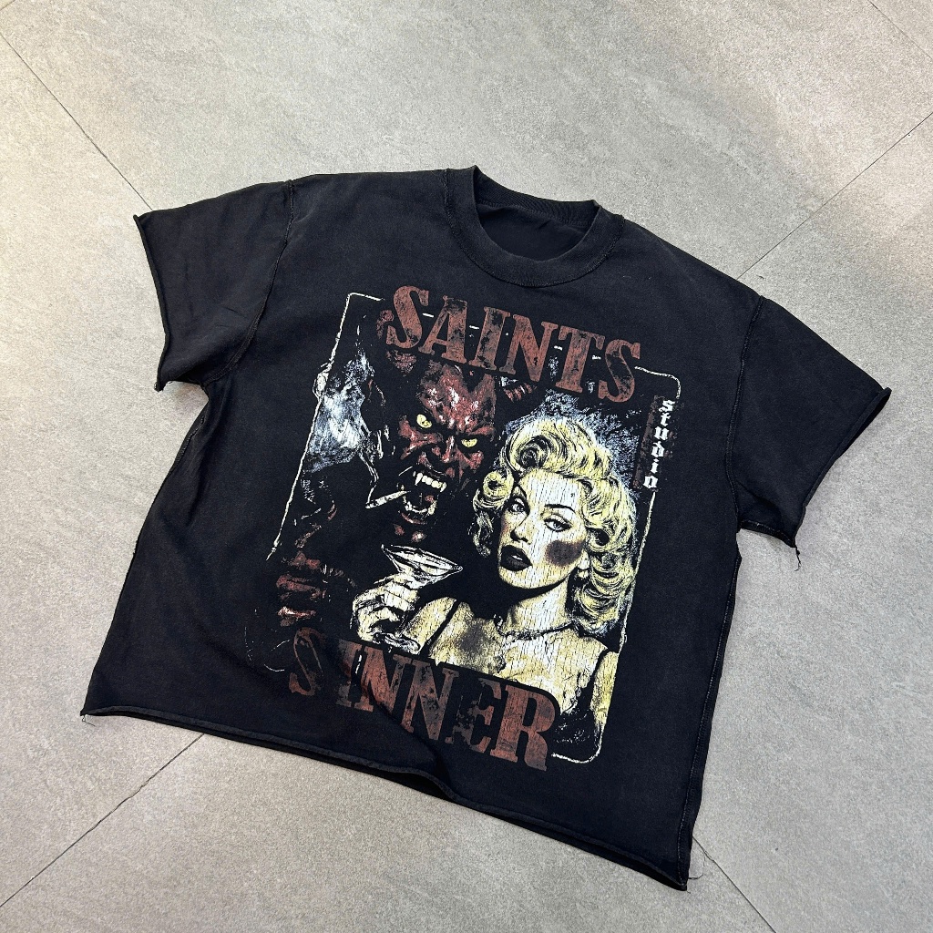 เสื้อซัก SAINTS SINNER - ฟอร์มกล่อง