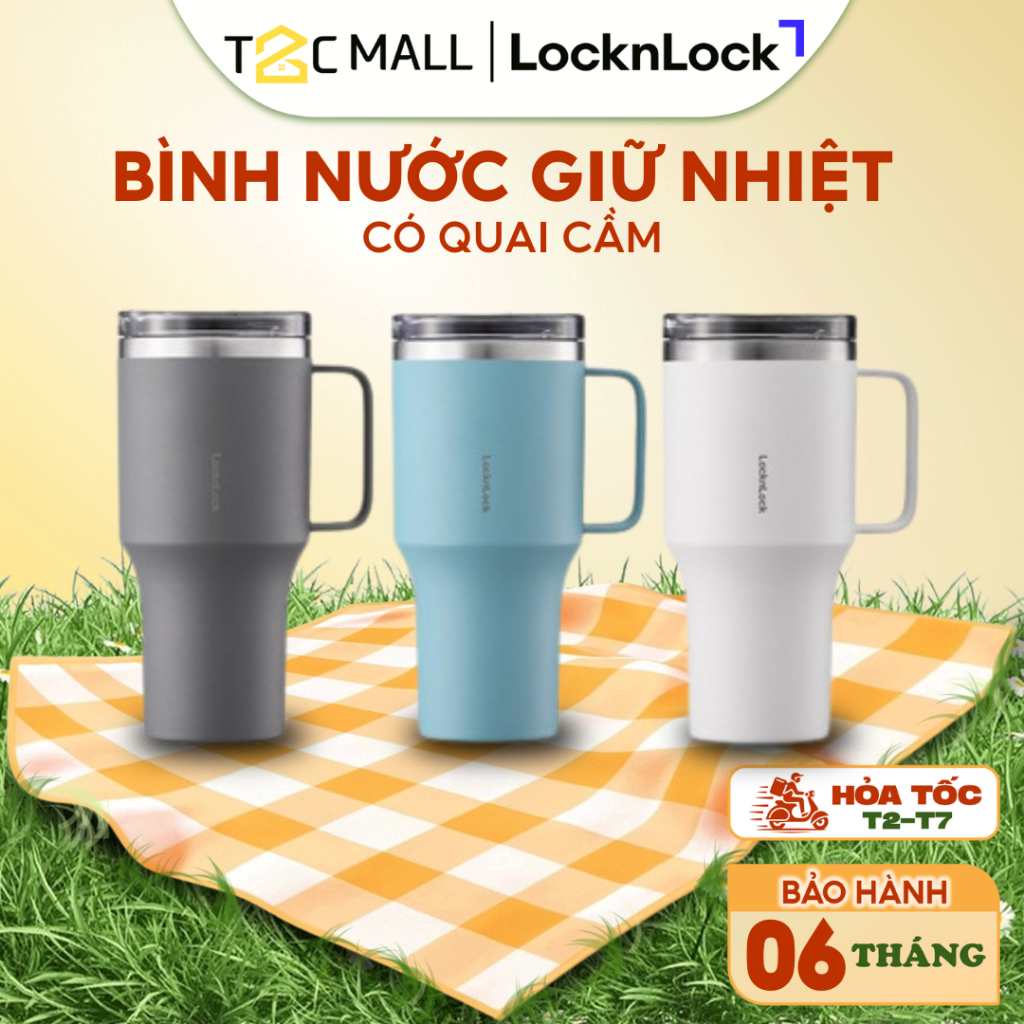 LocknLock Metro King Thermos Bottle 820ml พร้อมที่จับ LHC4326 -T2CMALL