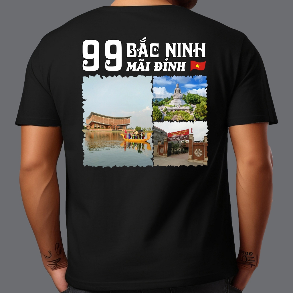 99 Bac Ninh เสื้อยืดพิมพ์ลาย Forever Top