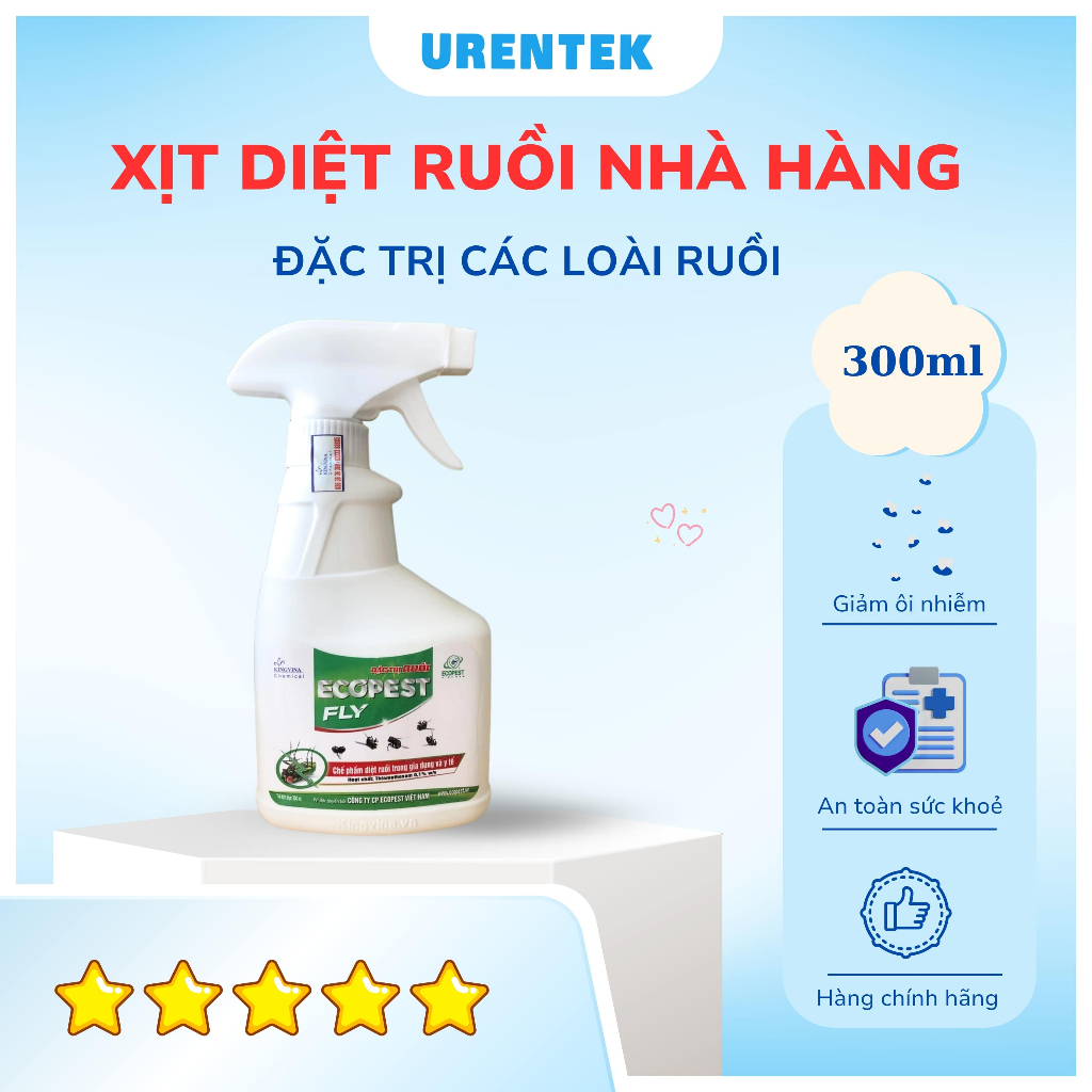 ยาพิเศษฆ่าแมลงวันที่ร้านอาหาร - KING ECOPEST FLY