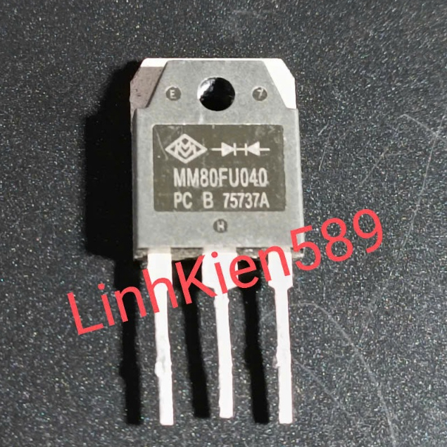 4 ชิ้นไดโอด MM80FU040 MUR80FU40DCT 80A 400V ถอดชิ้นส่วน