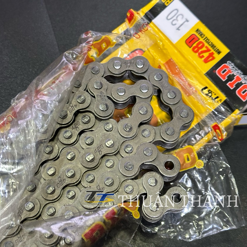 โซ่จักรยาน DiD Zin 9mm (สีดํา) 428D - 130L
