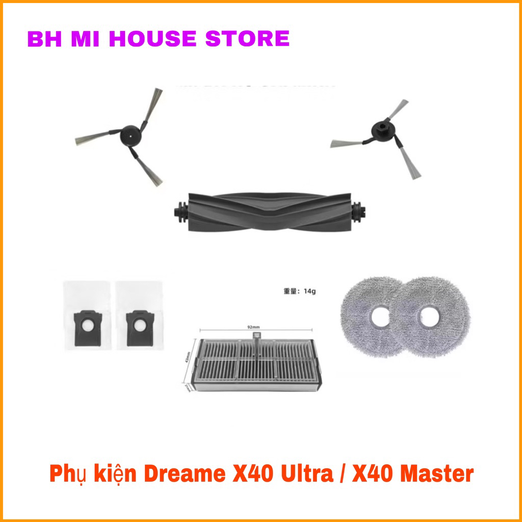 (สินค้าแท้ปี 2024) อุปกรณ์เสริม Dreame X40 Ultra / X40 Master