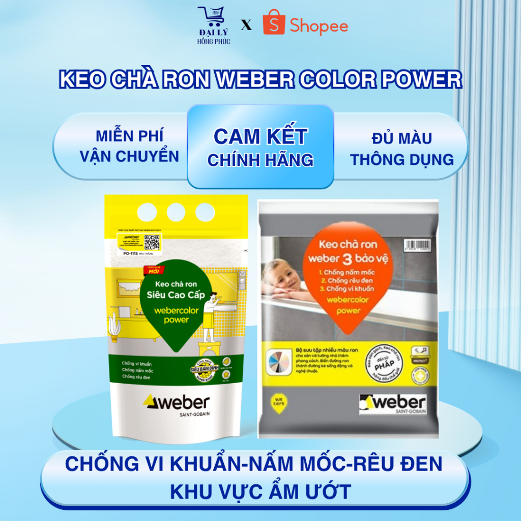 Ron Weber.color power Polishing Glue Full Color Anti-mold, black moss, แบคทีเรีย