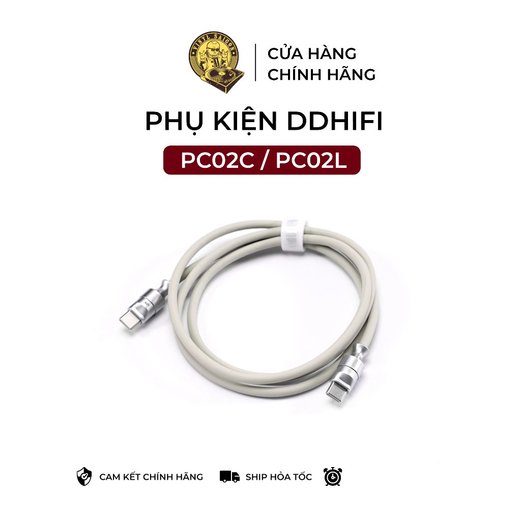 สายสัญญาณ DDHIFI PC02C & PC02L ส่งข้อมูลและรองรับการชาร์จเร็ว