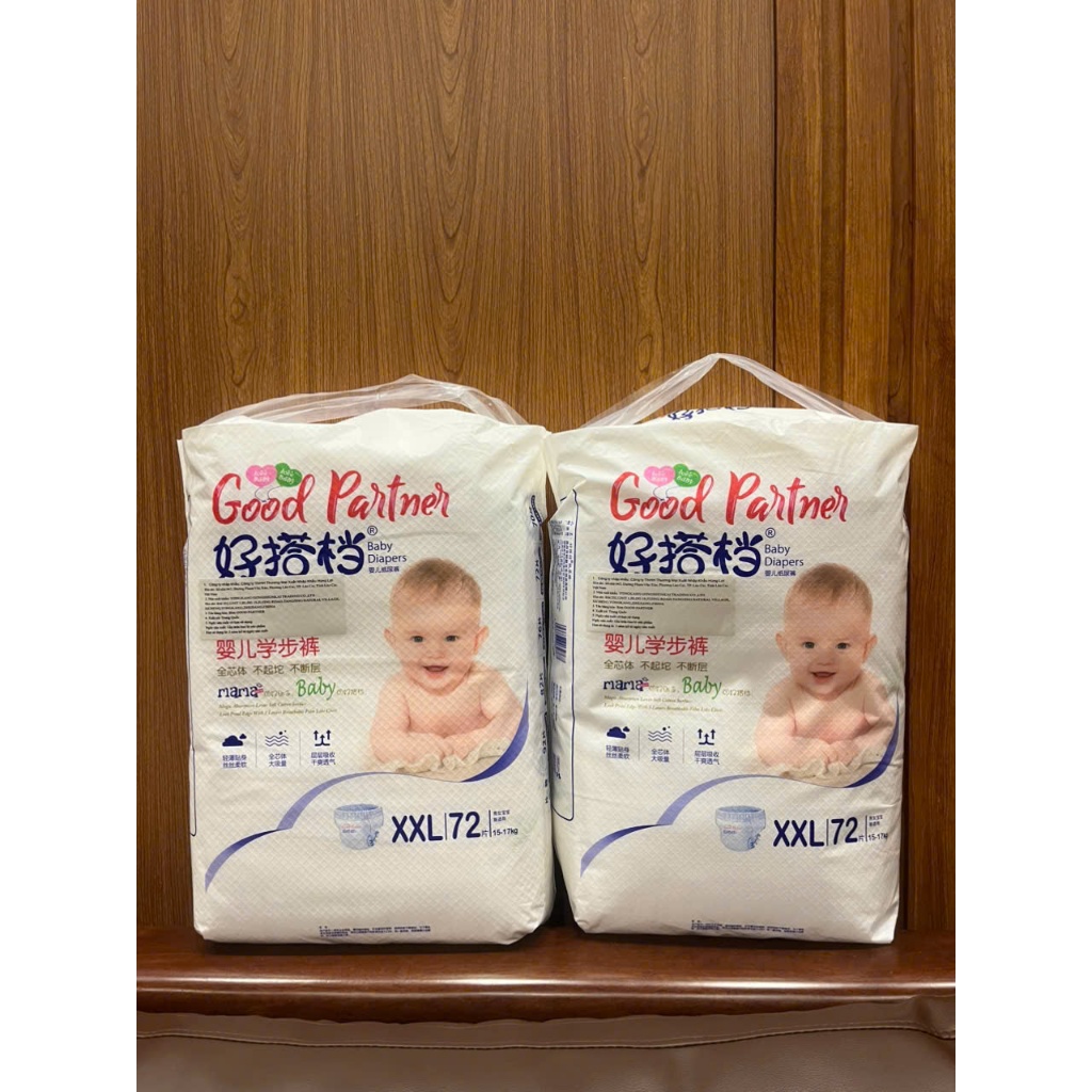GOOD PARTNER DIAPERS/PANTS SIZE S112/ M96-92/ L82/ XL76/ XXL72/ XXXL70