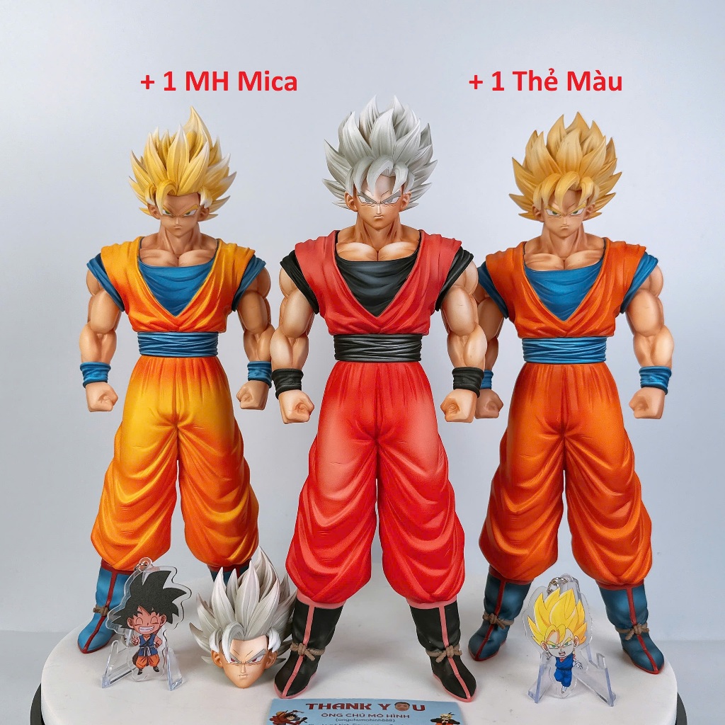 Goku SSJ1,Goku SSJ2 รุ่น สูง 31 ซม. ใน Dragonball Of HY Studio Ongchumohinh888 MH 2688