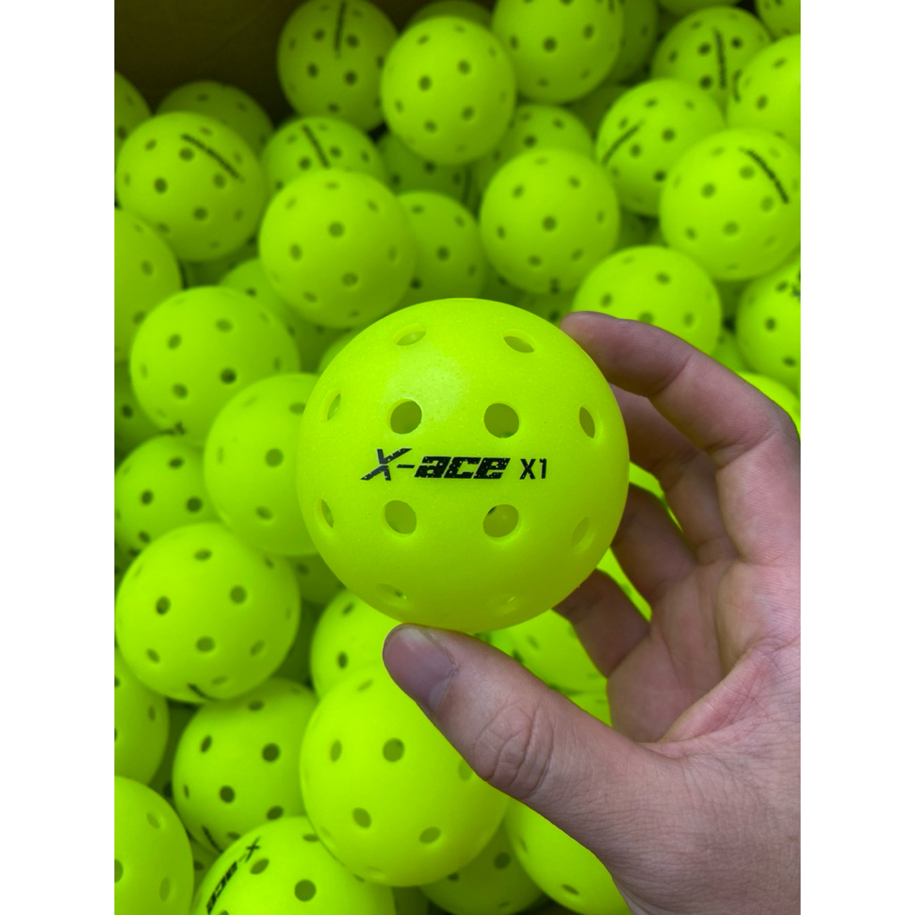(เวอร์ชั่นใหม่) Combo 10 ชิ้น X-ace X1 Amsport Pickleball Balls [สินค้าแท้]