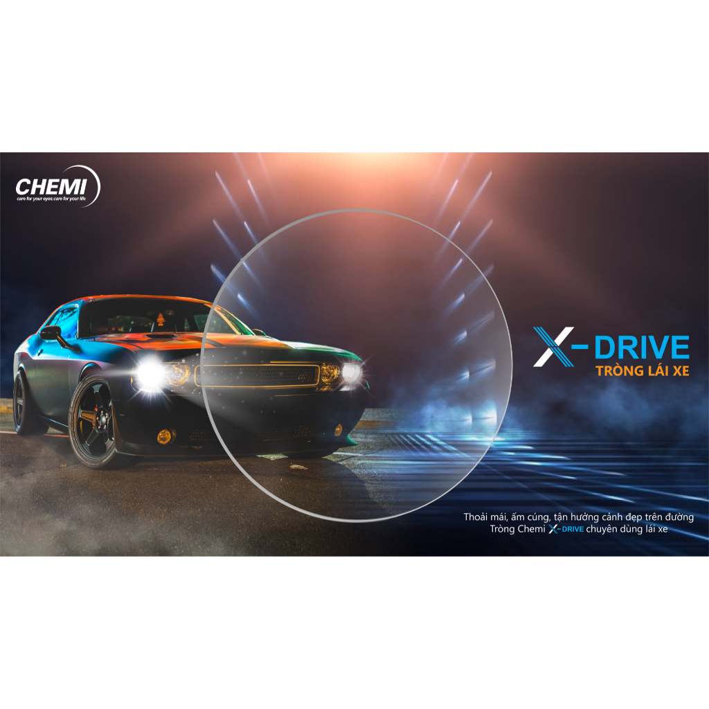 Chemi U2 1.60 X-Drive Driving Lens (สายตาสั้น)