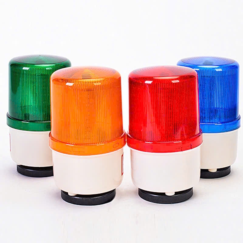 LTE-1101 ไฟหมุน (ไม่มี Buzzer), LTE-1101J (พร้อม Buzzer), ไฟหมุน LTE, ไฟเตือน LED 12V 24V 220V 380V