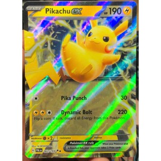[KW2 Pokemon] [EN] Pokemon Pikachu ex Card - 063/193 - Ultra…
