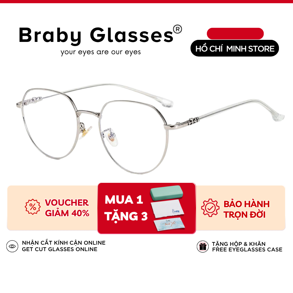 Braby Glasses กรอบแว่นตาแบบยืดหยุ่นรูปหลายเหลี่ยมสําหรับผู้ชายและผู้หญิงทําจากสแตนเลสน้ําหนักเบาพิเศ
