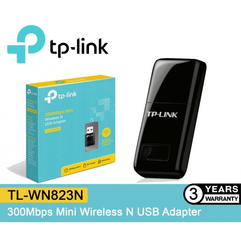 [เร็ว] TP-Link TL-WN823N 300Mbps N USB Wifi Adapter, USB Wifi สําหรับ PC/แล็ปท็อป