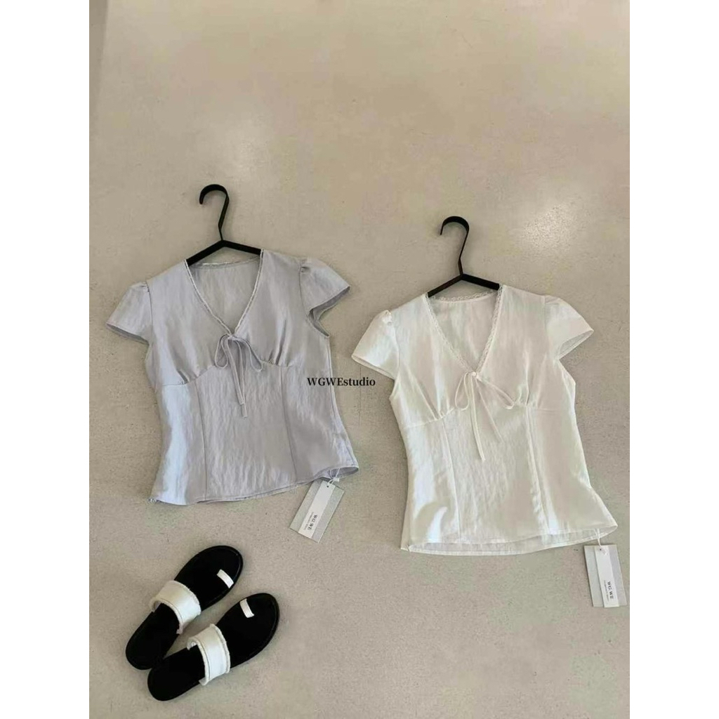 @Ssu.Studio เบลเซอร์ผูกโบว์คอวีสวยมาก wgwe 5827