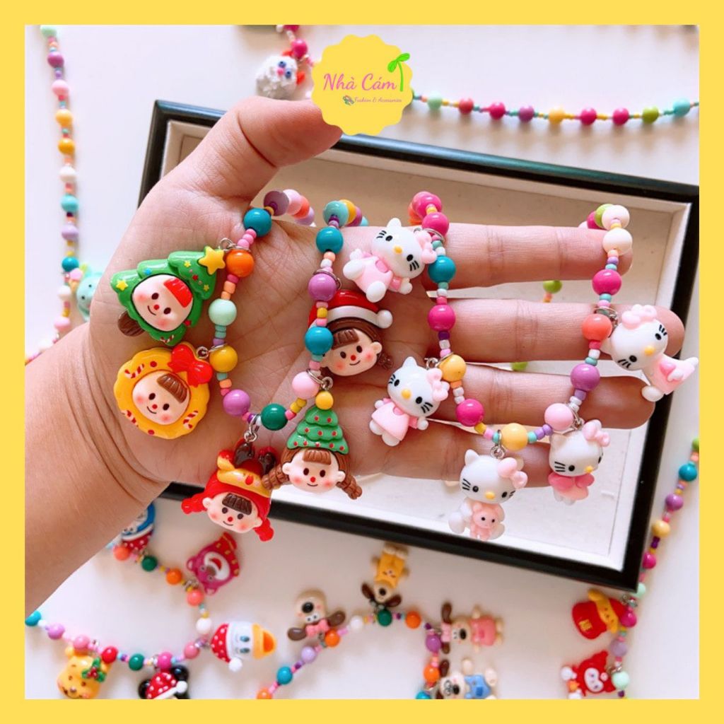 สร้อยคอเสน่ห์การ์ตูนน่ารักสําหรับเด็กทารก - Nha Cam