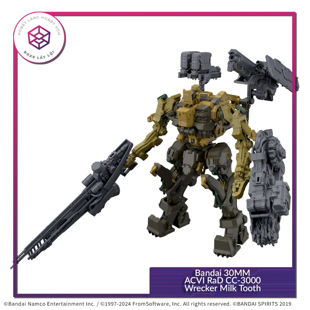 Bandai 30MM ACVI RaD CC-3000 Wcerker Milk Tooth รุ่น [GDB] [30MM]