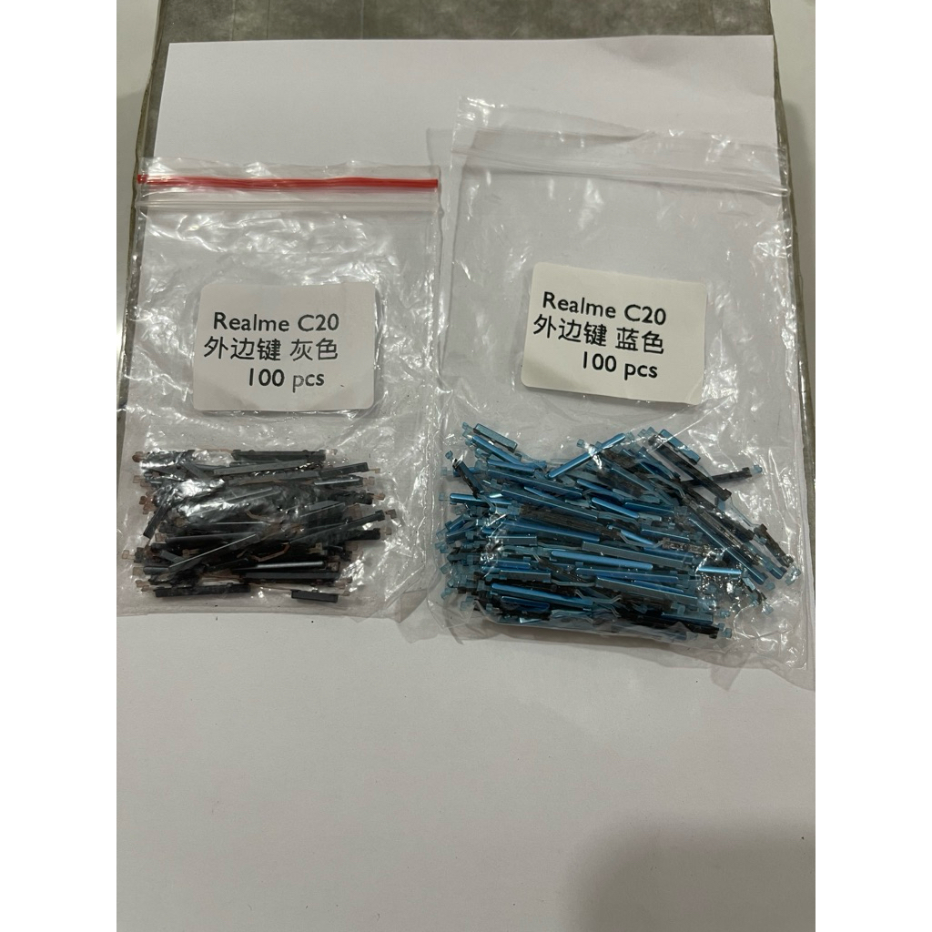 ปุ่มไฟพลาสติก ระดับเสียงภายนอก realme c20/c11(2021)
