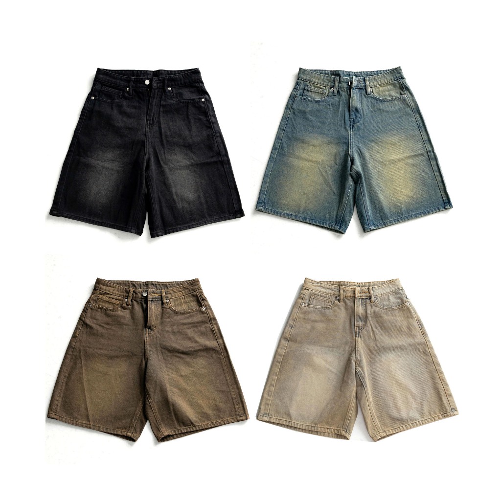 INSOMNIA กางเกงยีนส์ขากว้างสําหรับผู้ชายและผู้หญิง - PS021