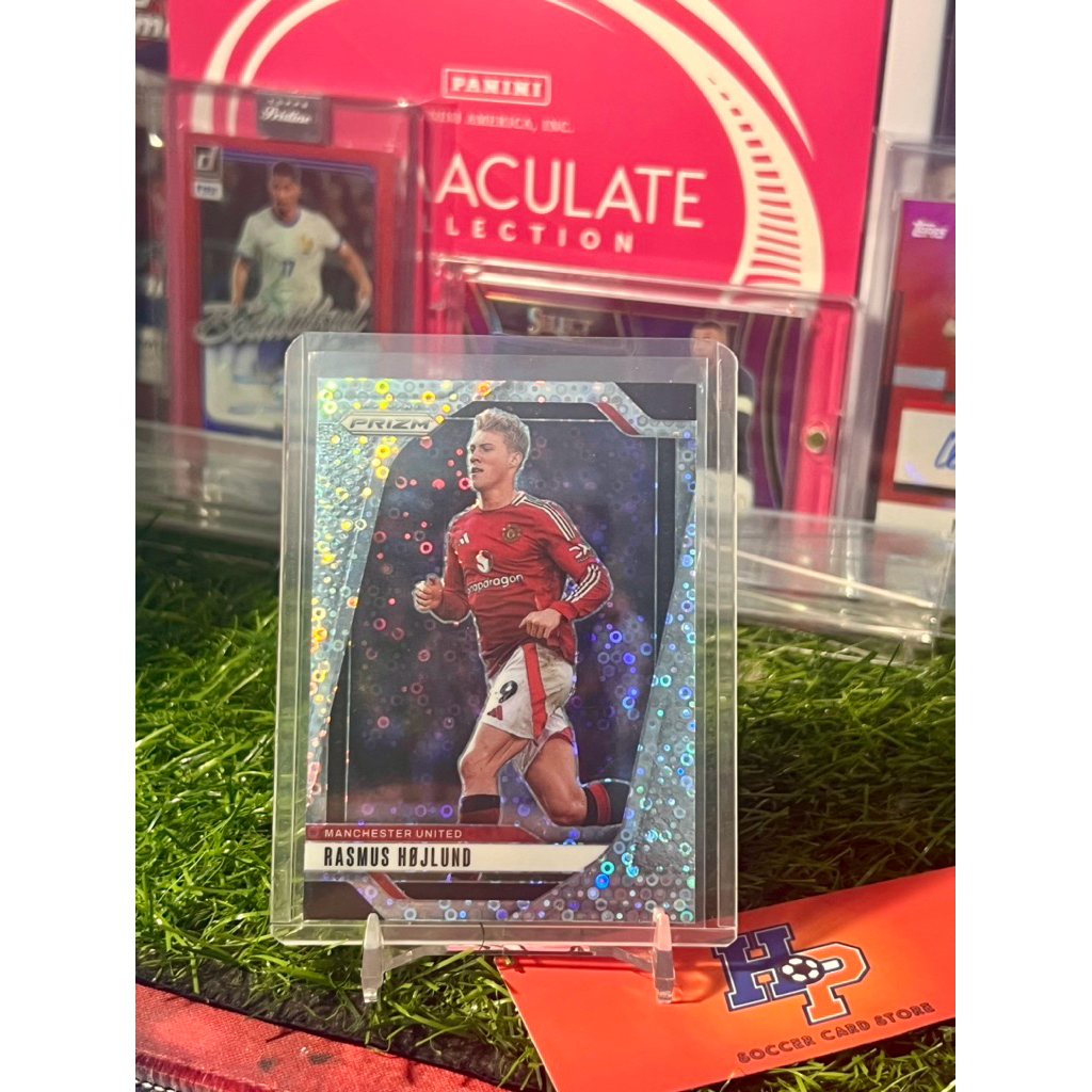 Rasmus Hojlund Breakaway Panini Prizm EPL 2024/25 การ์ดฟุตบอล
