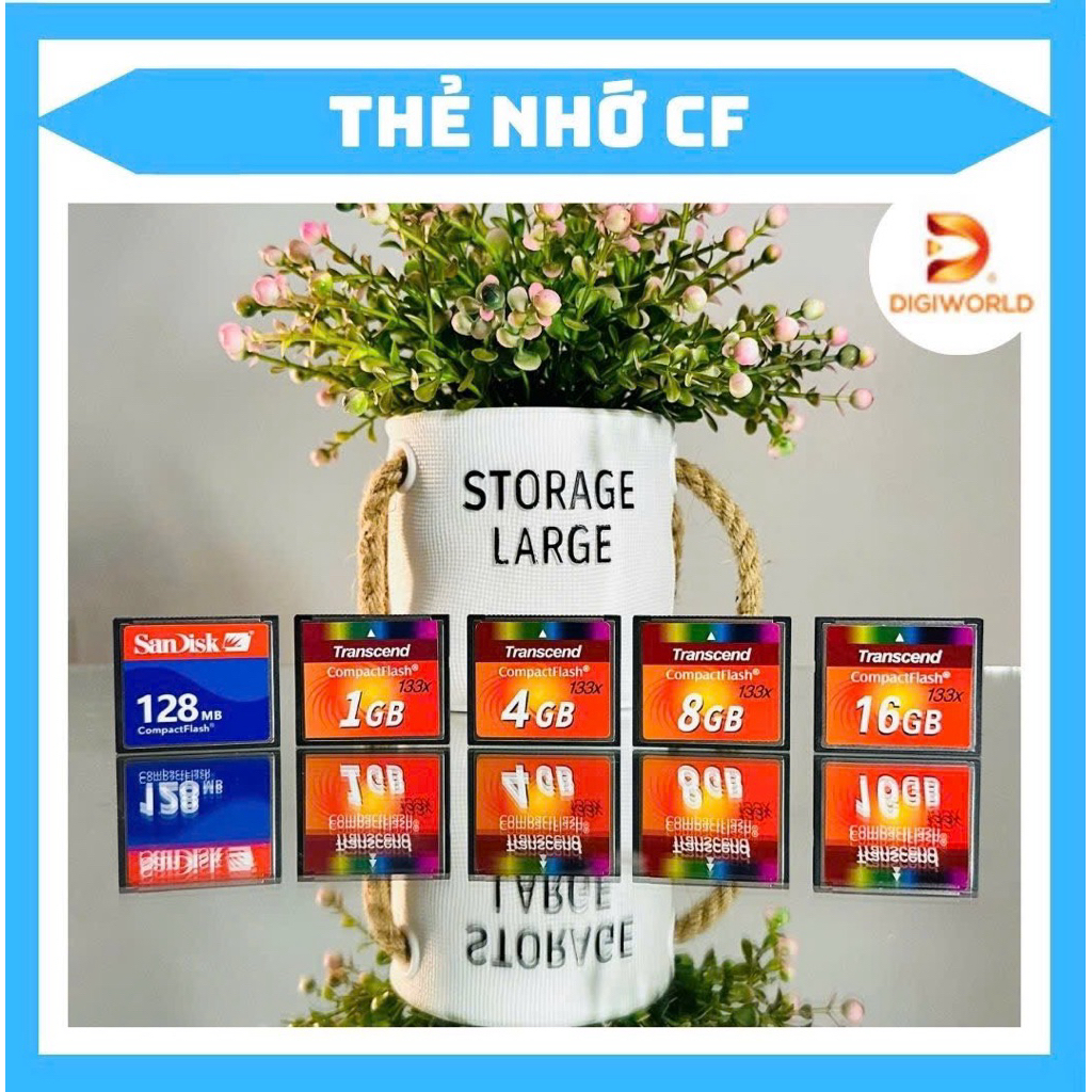 การ์ดหน่วยความจํา CF 128MB/ 1GB/ 2GB/ 4GB/ 8GB/ 16GB